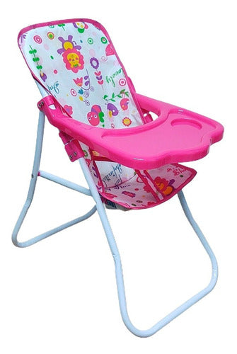 Faydi Foldable High Chair Toy for Dolls and Baby Dolls 0