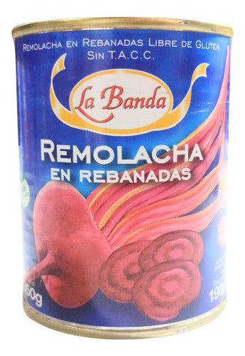 La Banda Beet Slices 350g X 6 Units 1