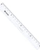 Acrylic Ruler Pizzini 20 cm - Made in Argentina 0