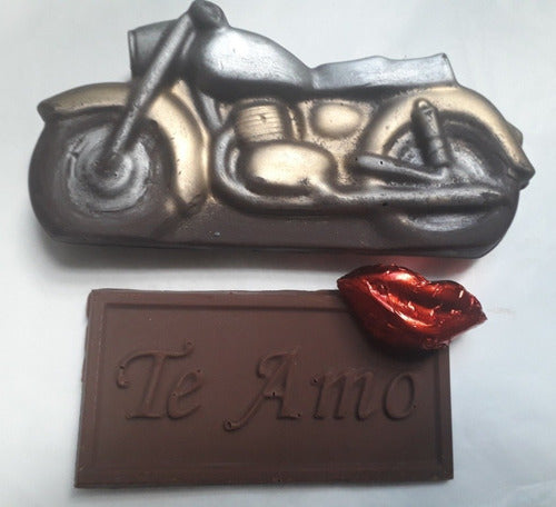 FLA FLP PURO CHOCOLATE Box Moto De Chocolate + Tableta Te Amo/te Quiero/feliz Dia 1