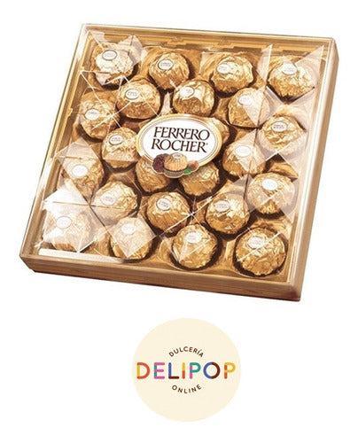 Ferrero Rocher Chocolate Bombon Box X 24 Units - Special Offer! 4