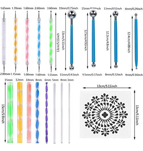 Herramientas De Punteado Para Mandala Para Pintar (19u.) 1