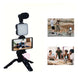 Professional Video Streaming Kit with Microphone, Tripod, and LED Lighting for Cell Phone 7