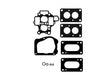 CICCARELLI Weber 2-Bowl Carburetor Gasket Set for Renault 9, 11, 12, and 19 - 1.6 0