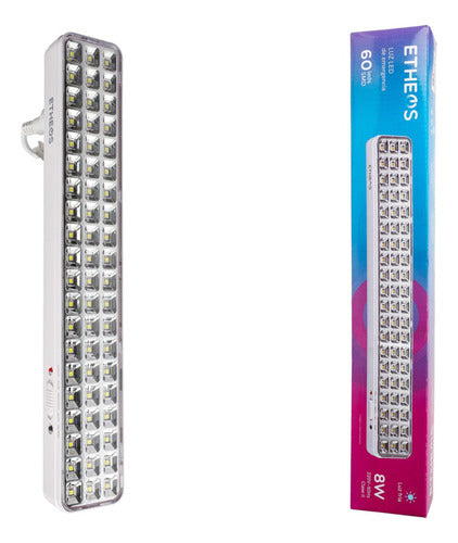 Emergency Light X 4 Medium Quality 60 LED Replaceable Battery 1