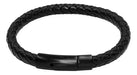 Generic Classic Leather Bracelet with Steel Clasp 0