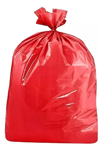 Red Bags for Healthcare 60 x 90 cm 60 Microns 50 Units 1