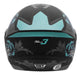 Casco New Liberty Three Flower Azul/negro Mate T 56 3