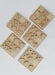 15 Tateti 8x8 + 15 Dinosaurios 5cm Fibrofacil Souvenirs Mdf 0