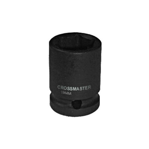 Crossmaster Hexagonal Impact Socket 1/2 19mm X 38mm 2