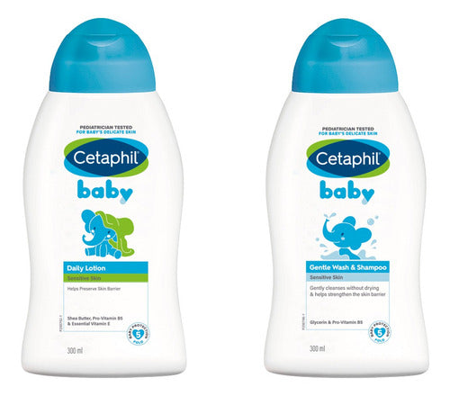 Cetaphil Baby Combo Shampoo + Lotion X 300 Ml 0