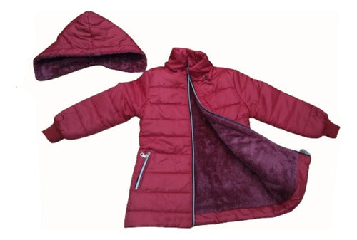 Kids Jacket Coat with Removable Hood Polar for Boys and Girls 9