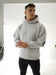 Men's Oversized Blue Hoodie Sweater - Friza Material 18