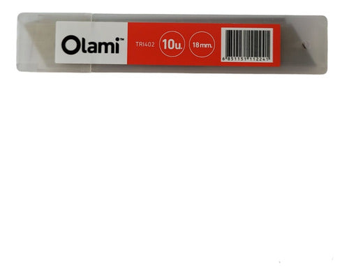 Olami Replacement Blade Cutter 18 mm Tube x 10 Units Pack x 3 1