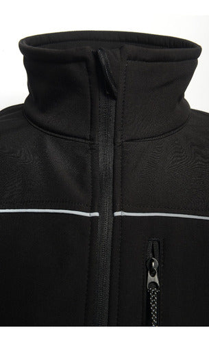 Thermal Waterproof Black Softshell Jacket for Men - Blade Model 3