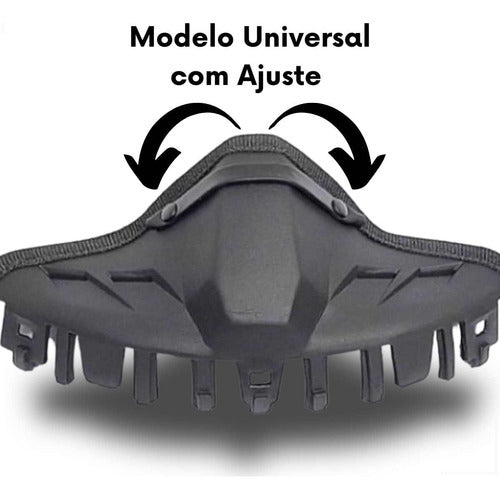 Narigueira Ls2 Ff358 Alta Big Clip Para Capacete Universal 0