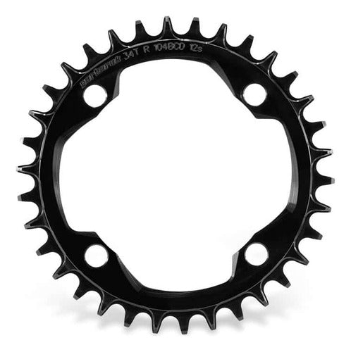 Garbaruk 34T Round 104 BCD Single Chainring 0