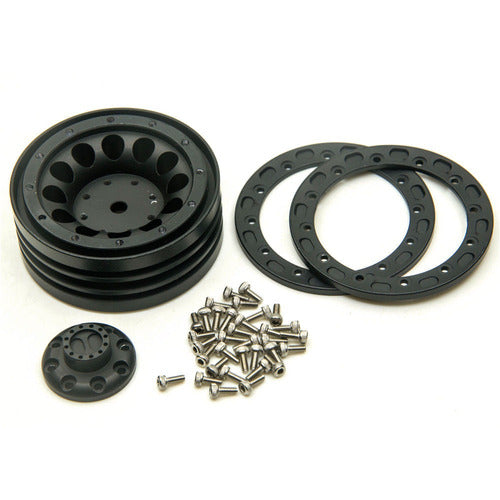 Axial Llantas Beadlock 4pcs 1.9" Aleación Rueda Para SCX10 D90 1/10 Crawler RC 2