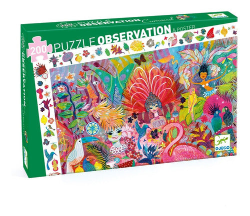 Djeco Carnival Observation Puzzle 200 Pieces +6 Years 0