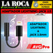 Adaptador iPhone Auricular Lightning Jack Miniplug 3.5mm 2