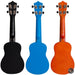 Premium Soprano Ukulele Pack Colors with Tuner, Case, and Pick 9