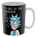 Sublifreaks Ceramic Mug - Rick And Morty Phrase Rick 0