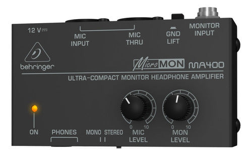 Behringer Ma400 Studio Monitoring Headphone Amplifier 0