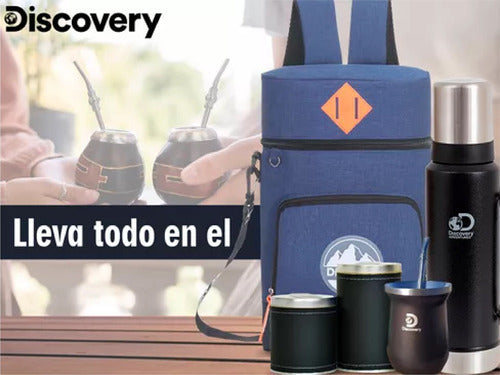 Discovery Adventures Backpack Mate Bag 10L Thermos Holder Pocket Fabric 22