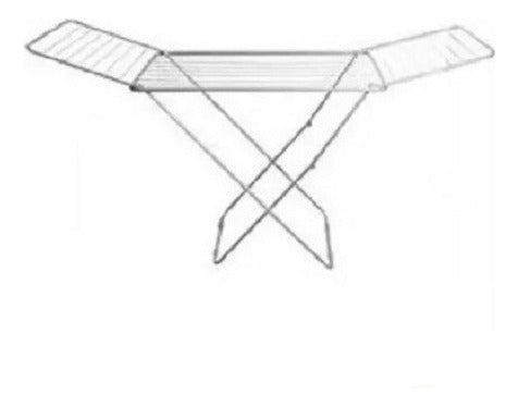 Folding Clothes Drying Rack with Wings Reinforced 1.9m x 1m 8 Rods NA2112 0