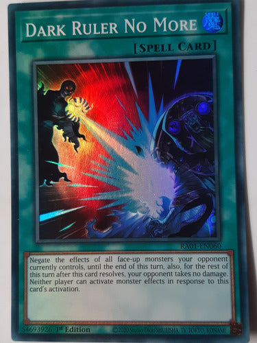 GI Dark Ruler No More Yugioh Super Rare 0