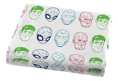 Jay Franco Marvel Heroes Friends 4 Piece Kids Bedding Set 2