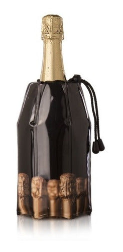 Vacu Vin Champagne Accessory Set: Corkscrew + Cooler 1