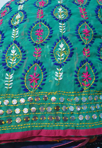 Mandala Bohemia Dupatta Chalina Bordadas De La India Mandala Moda Hindu 5