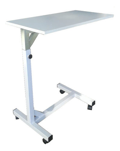 Fusión Muebles Sanatorial Hospital Bedside Table - Adjustable Height 0