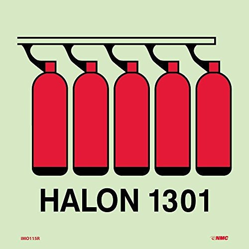 National Marker Corp. Imo115r Imo Symbol Halon 1301 0