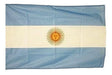 Auri Argentina Flag with Sun for Balcony 60x90cm with 2 Ropes 0