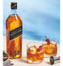 Johnnie Walker Black Whisky 1L + 2 Crystal Tasting Glasses 2