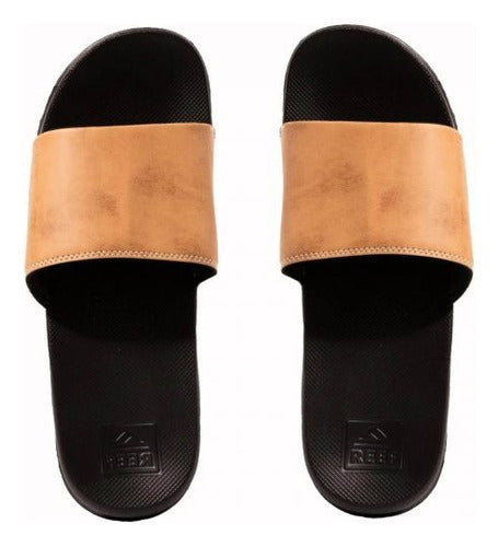 Reef Leather Slide Ui Bronze Playa Verano 0