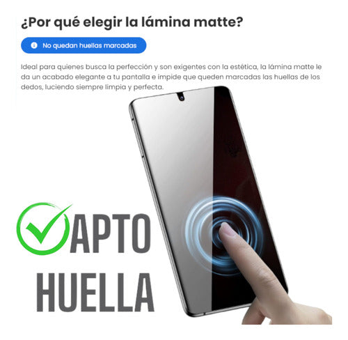 Hidrogel Tono Matte + Kit Instalación Para Samsung A04 2