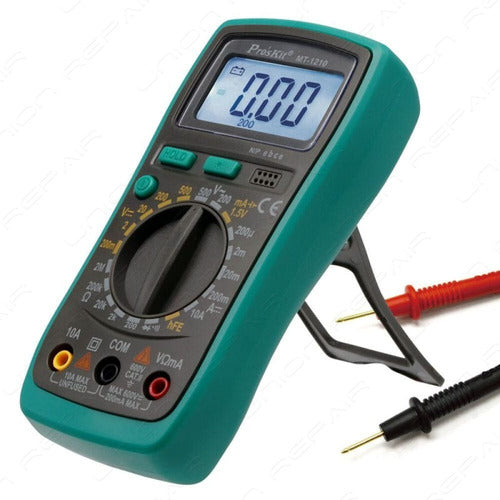 Pro'skit Digital Professional Multimeter 1210 + Light + Probes 1