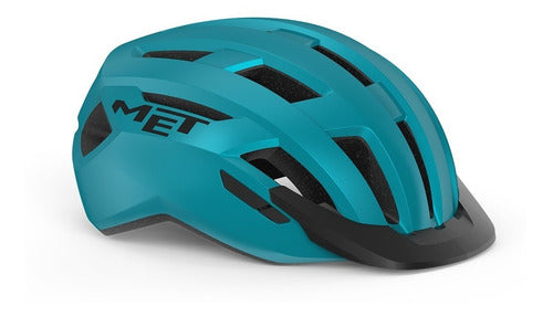 MET Allroad Helmet with Visor and Rear Light - MTB Road Cycling 12