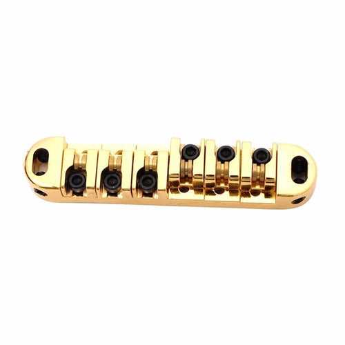 Ponte Para Guitarra Dourada Tune O Matic Roller Roler Cod330 1