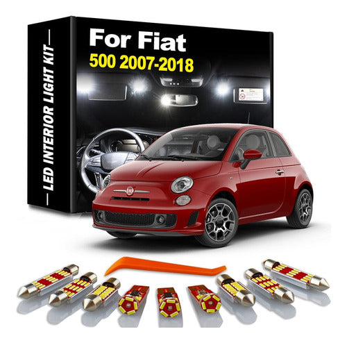 Interior LED Canbus Kit for Fiat 500 2010 - 2018 0