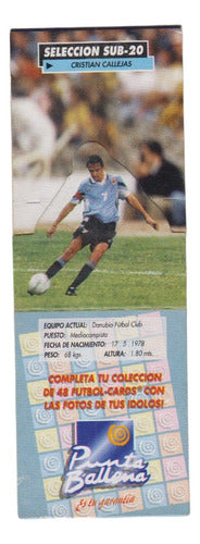 Futbol Cards Punta Ballena Cristian Callejas Danubio Uruguay 0