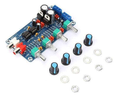 HobbyTronica Modulo Preamplificador Ne5532 Tonos Estereo 12+12 Ac 1