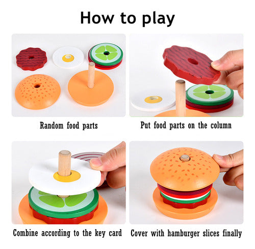 Loquetefaltabauy Hamburguesa En Madera Montessori Accessorios Ltf Shop 5