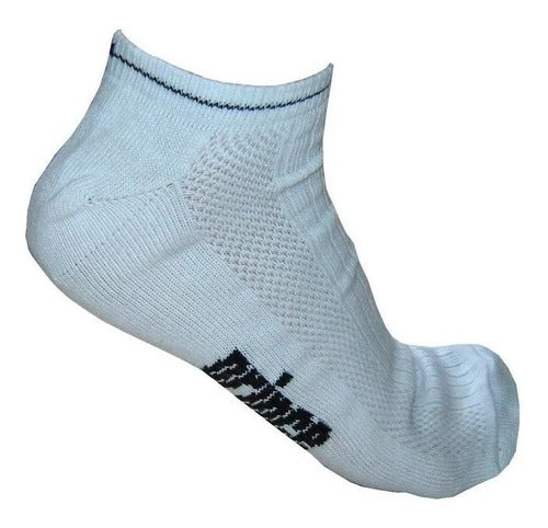 Prince Invisible Unisex Sneakers Socks in White 0