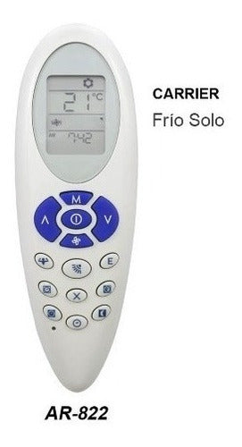 Remote Control for Carrier Air Conditioner Frio Solo AR822 3