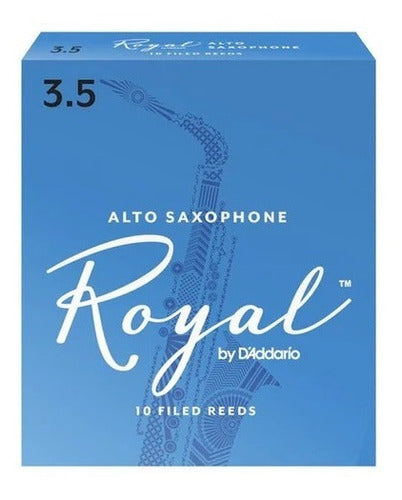 D'Addario Royal Alto Saxophone Reeds RJB1035 N° 3.5 - Box of 10 0