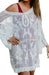 Embroidered Tul Dress-Poncho for Beach or Urban Wear 3
